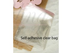 Packaging, SELF-ADHESIVE BAGS (Small) - 13.5x10 cm- Pack of 25